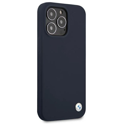 Mbrojtëse telefoni BMW Silicone Signature, për iPhone 13 Pro 6.1", hardcase, blu navy