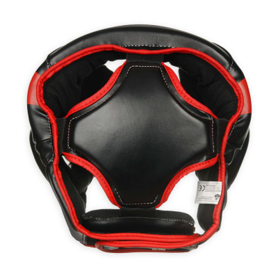 Helmetë boksi Bushido Training Sparring S, e rregullueshme, mbrojtje e plotë, e zezë