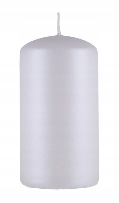 Qiri shtyllë DONAU HOME Standard Gloss, 60x115mm, metalik e bardhë matte