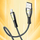 Kabllo USB Joyroom Mermaid USB A në Lightning, 2 m, 2.4A, e zezë