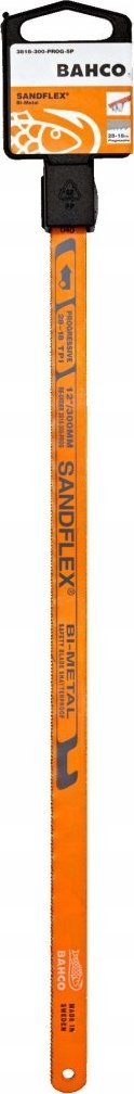Teh sharrë Bahco Sandflex 3906, 300mm, BIM, portokalli
