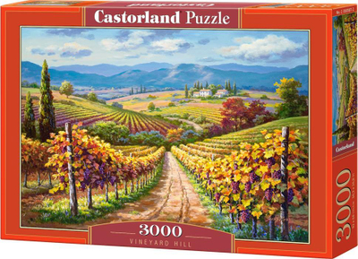 Puzzle Castorland Vineyard Hill Castor, 3000 elemente, shumëngjyrëshe