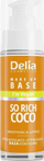 Primer fytyre Delia Cosmetics So Rich Coco, për lëmim, 30 ml