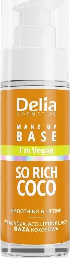 Primer fytyre Delia Cosmetics So Rich Coco, për lëmim, 30 ml