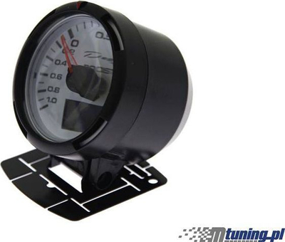Matës turbo Depo Gauge WBL 4n1, 60mm, volt, presion, temperaturë, i bardhë