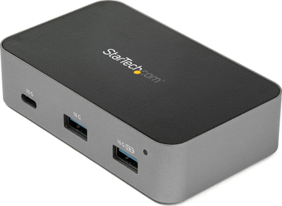 Hub USB C StarTech me 3 porta, LAN Gigabit, 10 Gbps, gri e zezë