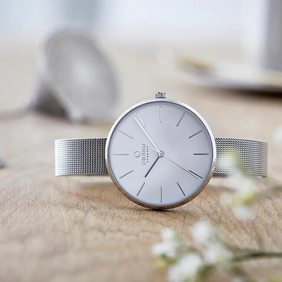 Orë për femra Obaku Mynte Steel V211LXCIMC, e argjendtë