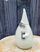 Figurë dekorative Saska Garden Santa Claus Sławomir, porcelan, e bardhë argjendi
