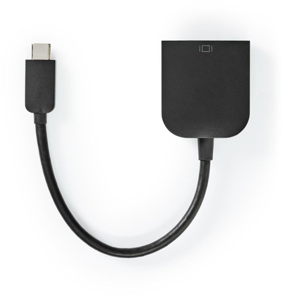 Adapter USB C në VGA Nedis, USB 3.2 Gen 1, 1920x1200, i zi