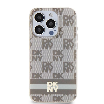 Mbulesë telefoni DKNY DKHMP15XHCPTSE për iPhone 15 Pro Max, hardcase TPU PC, MagSafe, bezhë