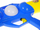 Lodër armë uji Adar Water Gun, 40cm, PVC, blu me të verdhë