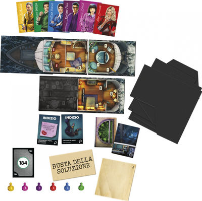 Lojë tavoline Hasbro Clue Sabotage on the High Seas, 1–6 lojtarë, 60 min, shumëngjyrëshe
