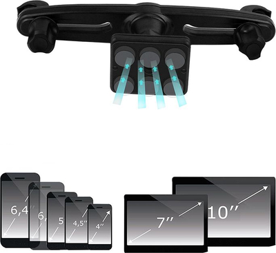 Mbajtës magnetik makine Ohllpro TZ04-CT, për sediljen e pasme, 4\"–10\", i zi