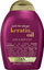 Shampo OGX Anti Breakage Keratin Oil, 385ml, për flokë të dëmtuar, e kuqe