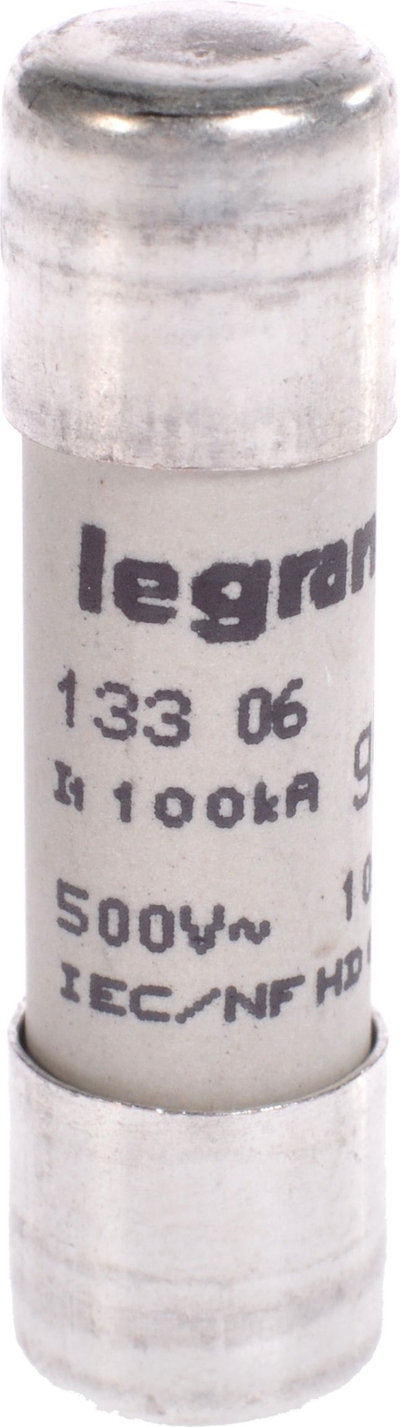 Siguresë cilindrike Legrand 013306, 10x38mm, 6A gG