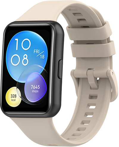 Rrip dore 4wrist, për Huawei Watch FIT 2 Active, bezhë