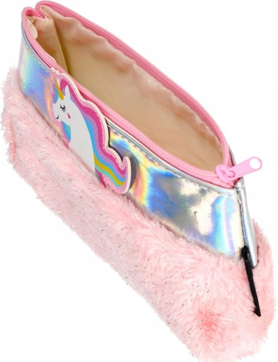 Пенкало футрола Starpak Plush Pouch Unicorn 490749, со патент, многубојна