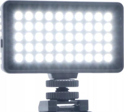 Set vllogingu Digipower Super Star Essential, mikrofon edhe dritë LED, tripod për telefon, i zi