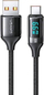 Kabllo USB Usams US-SJ572, USB-A me USB-C, 1.2m, 6A, e zezë