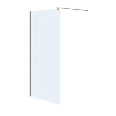 Panel dushi Cersanit Mille S161-002, 120x200 cm, xham Easy Clean, kornizë krom