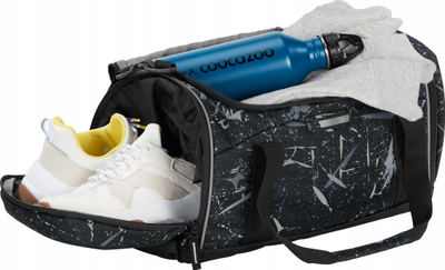 Спортска торба Coocazoo Sports Bag Reflective Splash, рефлектирачки елементи, многуобојна