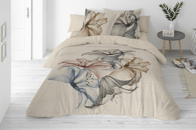 Set çarçafësh Linen, 160x200 cm, 2x jastëkëse 70x80 cm, bexh