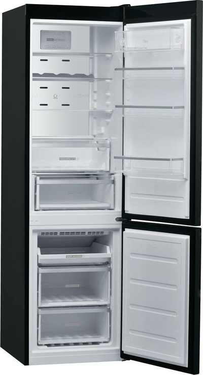 Frigorifer Whirlpool W9 931D KS 3, 355 L, klasa e energjisë D, i zi