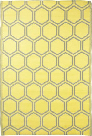 Tapet Esschert Design, 182 x 122 cm, i verdhë