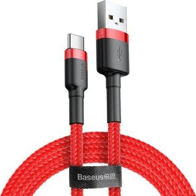 Kabllo Baseus Kevlar USB-C, 2A, 2m, e kuqe