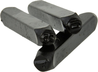 Сет нумерачки печати Geko, 5mm, 9 парчиња, метален