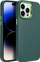 Këllëf FRAME për iPhone 14 Pro Max, PU TPU, mbrojtës, jeshil