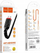 Kabllo USB A në Micro USB Hoco X59, 3 m, 2.4A, e zezë
