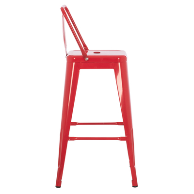 Stol bari mesatar Melita-Pro 43x43x88Hcm (HM8574.44), kuqe