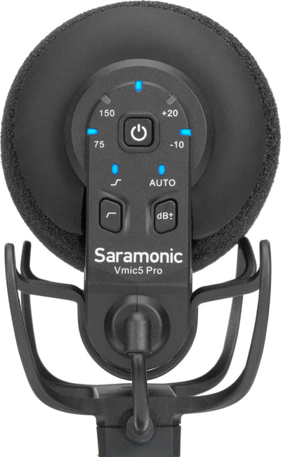 Mikrofon shotgun për kamerë Saramonic VMIC5 Pro, superkardioid, dalje 3.5mm, i zi