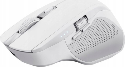 Maus Trust Ozaa+, wireless, USB, i bardhë