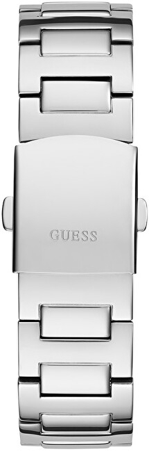Orë dore për meshkuj Guess Headline GW0662G1, e argjendtë