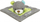 Lodër për mace Trixie Junior Snuggler Ariu, me catnip, 13 cm, gri me jeshile