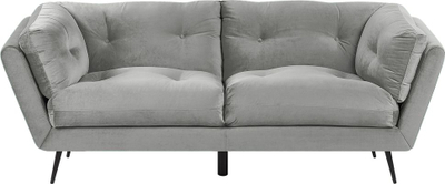 Kauç Beliani Lenvik, 3 veta, material velvet, gri