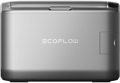 Frigorifer portativ EcoFlow Glacier Classic 45L, me dy vatra ftohje dhe ngrirje, me komandë temperature nga -20°C në 20°C, gri