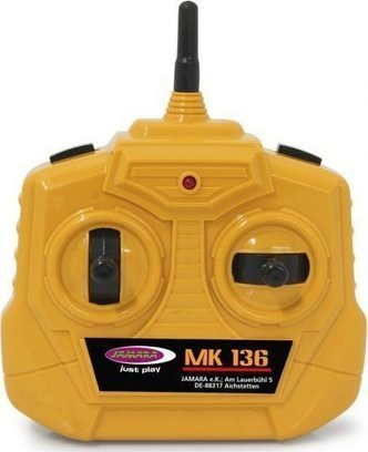 Kamion lodrash me telekomandë Jamara MK136, 2.4GHz, karroceri ngritëse, i verdhë