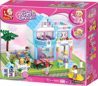Set ndërtimi Sluban Girls Dream Shpia e Familjes M38-B0535, 539 pjesë, për kalamaj 6+