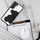 Mbrojtëse telefoni Teddy Bear për Samsung A16 5G, TPU PU, e zezë