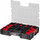 Organizues veglash Qbrick Organizer Regular 400, shumë ndarje, kapak transparent, i zi