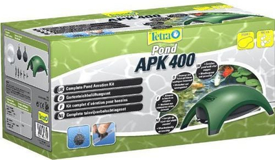 Pompe ajrimi për pellgje Tetra Pond APK 400, set komplet, për deri 30 000L, jeshile