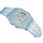 Orë dore Casio Quartz, drejtkëndore, me rezinë, blu e errët