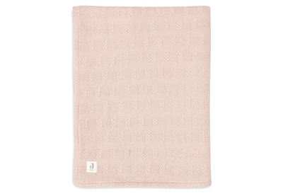 Plaf per bebe 75x100cm Grain Knit-Wild Rose/Velvet