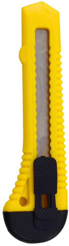 Thikë me segmente për karton Kreator KRT000203, teh 20mm, 13 segmente, e verdhë