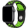 Rrip ore Eternico Sporty për Apple Watch 42mm 44mm 45mm, silikon sport, jeshile e ndezur me të zezë