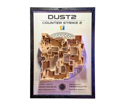 Kornizë CS2/CS:GO - 3D Map Dust2
