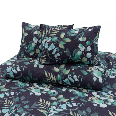 Set shtrati king size pambuk, 92 gsm, ngjyra jade